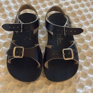 Navy sandals